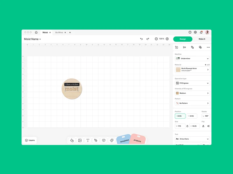 Cricut — E-commerce platform and web app for cutting machines